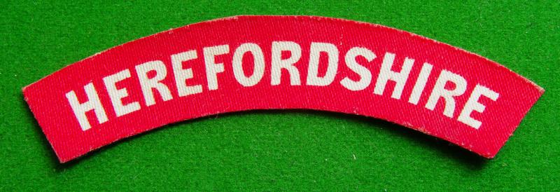 Herefordshire Regiment.